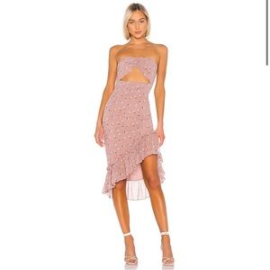 Revolve Superdown Dion Dress in Dusty Rose